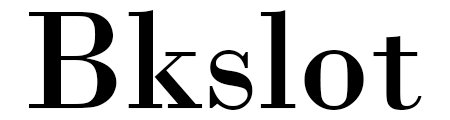 Bkslot